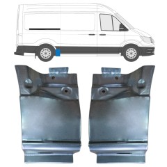 Bagskærm reparationspanel til Volkswagen Crafter 2017- / Venstre+Højre / Sæt 11603