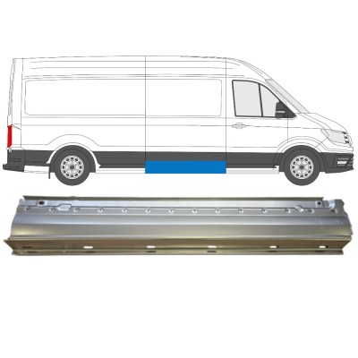 Sideplade udvendig + ydre til Volkswagen Crafter 2017- / Højre 14625