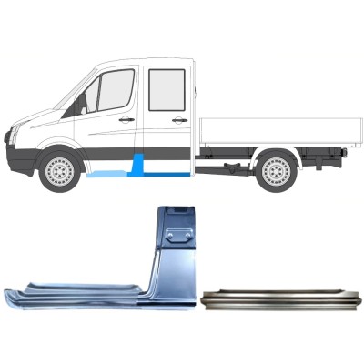 Reparationspanel sæt til Volkswagen Crafter 2005-2017 / Venstre / 15535