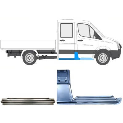 Reparationspanel sæt til Volkswagen Crafter 2005-2017 / Højre / 15534