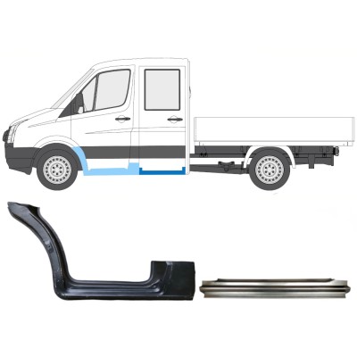 Reparationspanel sæt til Volkswagen Crafter 2005-2017 / Venstre / 15539