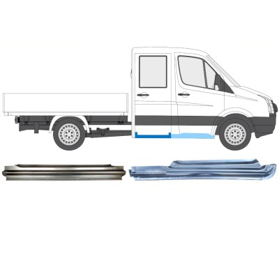 Reparationspanel sæt til Volkswagen Crafter 2005-2017 / Højre / 15536