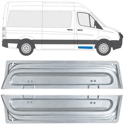Reparationsplade dør foran indre til Volkswagen Crafter 2005-2017 / Venstre+Højre / Sæt 17058