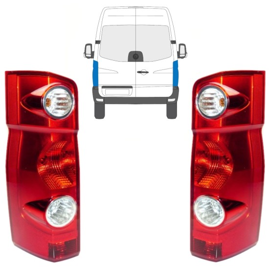 Baglygte til Volkswagen Crafter 2005-2017 / Venstre+Højre / Sæt 15574