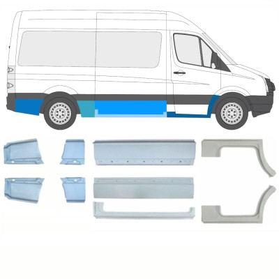 Reparationspanel sæt til Volkswagen Crafter 2005-2017 / Venstre+Højre / 15541