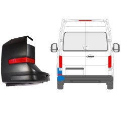 Bageste stødfangerhjørne med reflekslampe til Volkswagen Crafter 2017- / Venstre / Sæt 9992