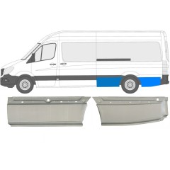 Bagskærm reparationspanel til Mercedes Sprinter 2006-2018 / Venstre / Sæt 10514