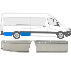 Bagskærm reparationspanel til Mercedes Sprinter 2006-2018 / Højre / Sæt 10515