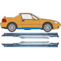 Dørpanel til Honda Civic Del Sol 1992-1998 / Venstre+Højre / Sæt 10537