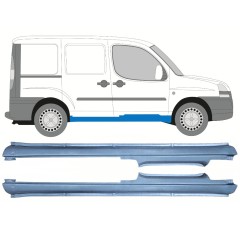 Dørpanel til Fiat Doblo 2001-2010 / Venstre+Højre / Sæt 11465