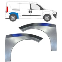 Bagskærm reparationspanel til Fiat Doblo 2010-2022 / Venstre+Højre / Sæt 15038
