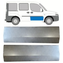 Reparationsplade dør foran til Fiat Doblo 2001-2010 / Venstre+Højre / Sæt 14620