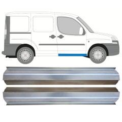 Reparationsdel til forreste dørtrin til Fiat Doblo 2001-2010 / Venstre+Højre / Sæt 14622
