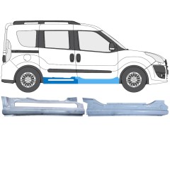 Dørpanel reparationsplade til Opel Combo D 2011-2018 / Højre / Sæt 14367