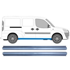 Dørpanel reparationsplade til Fiat Doblo 2001-2010 / Venstre+Højre / Sæt 11347