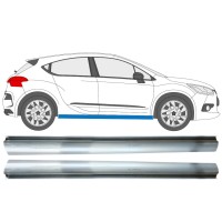 Reparationsplade til nederste del af dørpanel til Citroen DS4 2011-2015 / Venstre+Højre / Sæt 15016