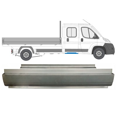 Bagerste reparationsdørpanel til Fiat Ducato 2006-2014 / Venstre = Højre (symmetrisk) / Dobbeltkabine 14564