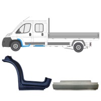 Reparationspanel sæt til Fiat Ducato 2006-2014 / Venstre / Dobbeltkabine / 14797 Reparationspanel sæt til Fiat Ducato 2006-2014 / Venstre / Dobbeltkabine / 14797