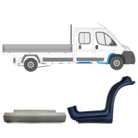 Reparationspanel sæt til Fiat Ducato 2006-2014 / Højre / Dobbeltkabine / 14796 Reparationspanel sæt til Fiat Ducato 2006-2014 / Højre / Dobbeltkabine / 14796