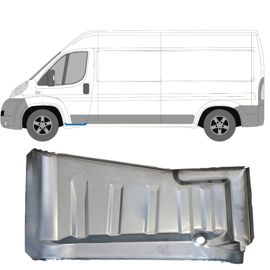 Indstigningspanel til reparation til Fiat Ducato 2006-2014 / Venstre 15053 Indstigningspanel til reparation til Fiat Ducato 2006-2014 / Venstre 15053