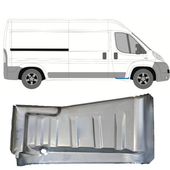 Indstigningspanel til reparation til Fiat Ducato 2006-2014 / Højre 15052 Indstigningspanel til reparation til Fiat Ducato 2006-2014 / Højre 15052