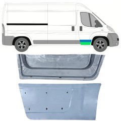 Reparationsplade dør foran indre og ydre til Fiat Ducato 2006-2025 / Højre / Sæt 12004