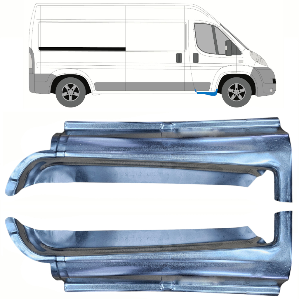 Restagraf Full Rear Door Fixings & Fasteners- Fitting Kit, Ducato (06.2014 →) , Fiat