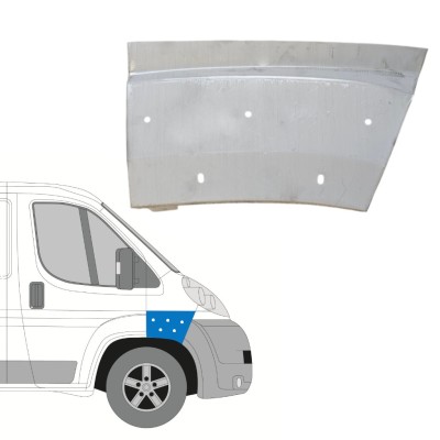 Skærmkant reparationsplade til Fiat Ducato 2006-2014 / Højre 14704