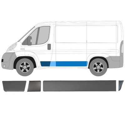 Sæt af sidelister til Fiat Ducato 2006-2014 / Venstre / 15026