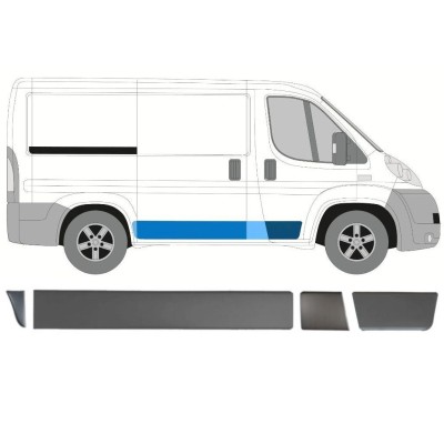 Sæt af sidelister til Fiat Ducato 2006-2014 / Højre / 15025