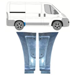 Bagskærm reparationspanel til Peugeot Boxer 2006-2025 / Venstre+Højre / Sæt 14217