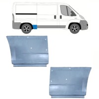 Bagskærm reparationspanel til Fiat Ducato 2006-2014 / Venstre+Højre / Sæt 15113 Bagskærm reparationspanel til Fiat Ducato 2006-2014 / Venstre+Højre / Sæt 15113