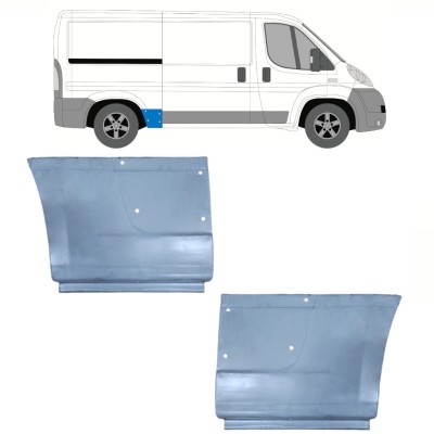 Bagskærm reparationspanel til Fiat Ducato 2006-2014 / Venstre+Højre 15113