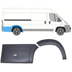 Sæt af hjulkasselister bag til Citroen Jumper 2006-2018 / Højre / 14435
