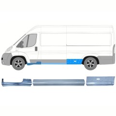 Reparationspanel sæt til Fiat Ducato 2006-2025 / Venstre / 12423