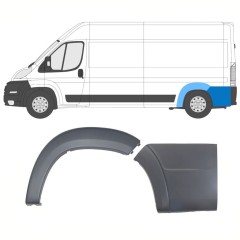 Sæt af hjulkasselister bag til Citroen Jumper 2006-2018 / Venstre / 14427