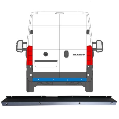 Bagkofanger med PDC til Fiat Ducato 2006-2018 16925