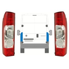 Baglygte til Fiat Ducato 2006-2014 / Venstre+Højre / Sæt 10026