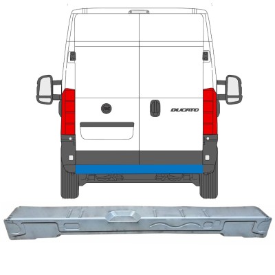 Bagerste tværvange til Peugeot Boxer 2006-2026 16870