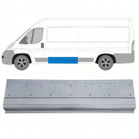 Sideplade med huller til liste til Fiat Ducato 2006-  / Venstre 12446