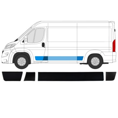 Sæt af sidelister til Fiat Ducato 2018- / Venstre / 15040