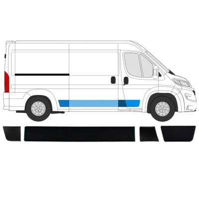 Sæt af sidelister til Fiat Ducato 2018- / Højre / 15039