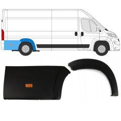 Sæt af hjulkasselister bag med lampe til Citroen Jumper 2018- / Højre / 14465