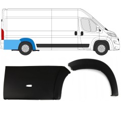 Sæt af hjulkasselister bag til Peugeot Boxer 2018- / Højre / 14438