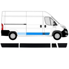 Sæt af sidelister til Peugeot Boxer 2018- / Højre / 14414