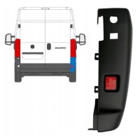 Bageste stødfangerhjørne 180 grader til Fiat Ducato 2018- / Venstre 16024