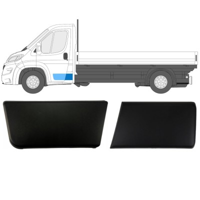 Sæt af sidelister til enkeltkabine til Fiat Ducato 2018- / Venstre / Enkelt kabine / 14809