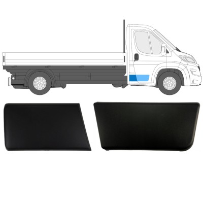 Sæt af sidelister til enkeltkabine til Fiat Ducato 2018- / Højre / Enkelt kabine / 14808