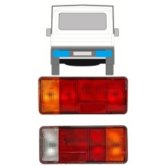 Baglygte til Fiat Ducato 1994-2002 / Venstre+Højre / Sæt 9757