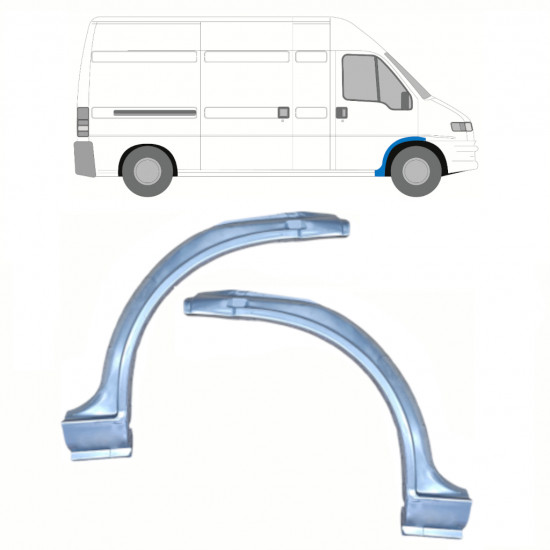 Forreste hjulkasse til Fiat Ducato 1994-2006 / Venstre+Højre / Sæt 10701